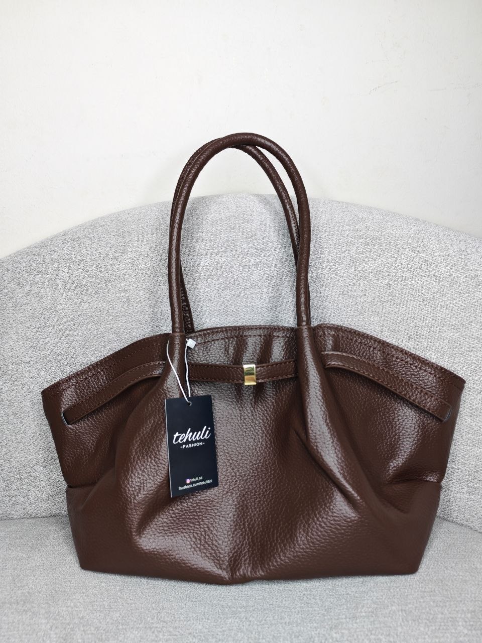 Litchi Pattern Shoulder Bag view 15