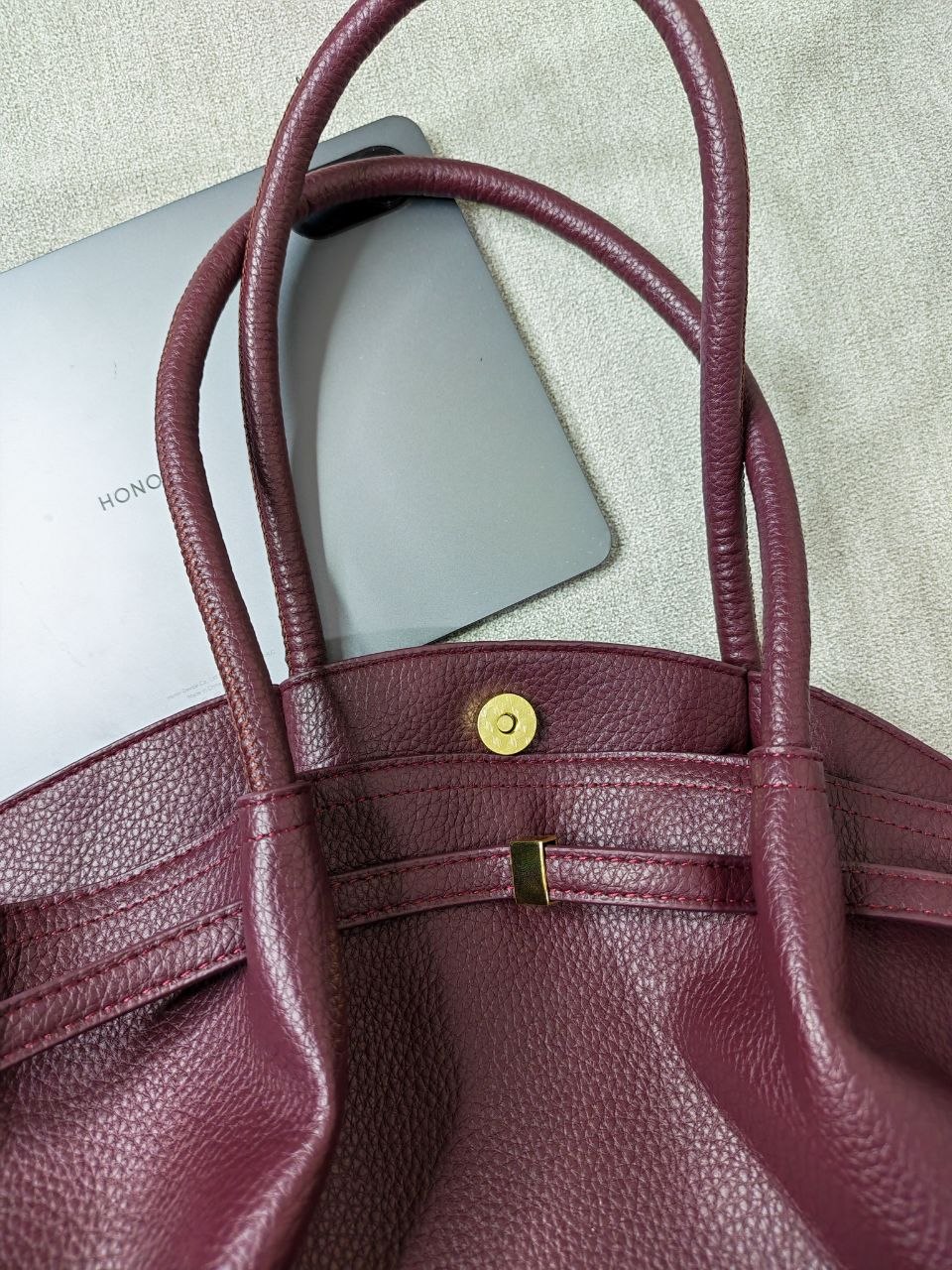 Litchi Pattern Shoulder Bag view 3