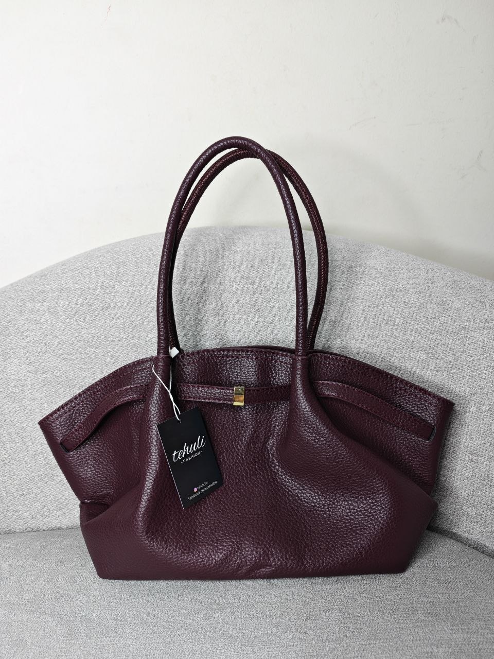 Litchi Pattern Shoulder Bag view 11